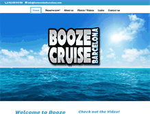 Tablet Screenshot of boozecruisebarcelona.com